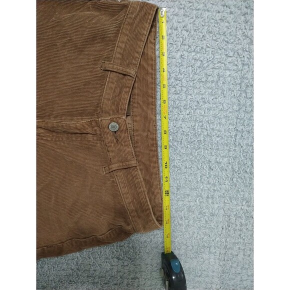 Women's Brown Boot Cut Corduroy Pants - Picture 6 of 8